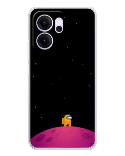 Чехол для OPPO Reno14 FS с картинкой «Одинокий герой на планете» Чехол для OPPO Reno14 FS с картинкой «Одинокий герой на планете»