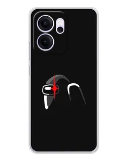 Чехол для OPPO Reno14 FS с картинкой «Among Us шлем» Чехол для OPPO Reno14 FS с картинкой «Among Us шлем»