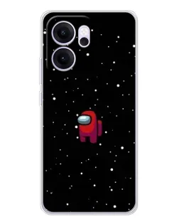 Чехол для OPPO Reno14 FS с картинкой «Красный Among Us» Чехол для OPPO Reno14 FS с картинкой «Красный Among Us»