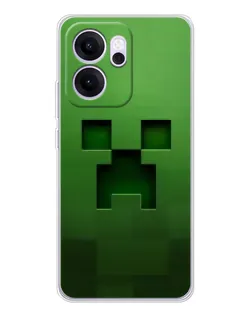 Чехол для OPPO Reno14 FS с картинкой «Крипер микро-дизайн» Чехол для OPPO Reno14 FS с картинкой «Крипер микро-дизайн»