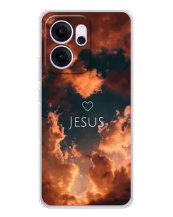 Чехол для OPPO Reno14 FS с картинкой «Сияние Имени Jesus» Чехол для OPPO Reno14 FS с картинкой «Сияние Имени Jesus»