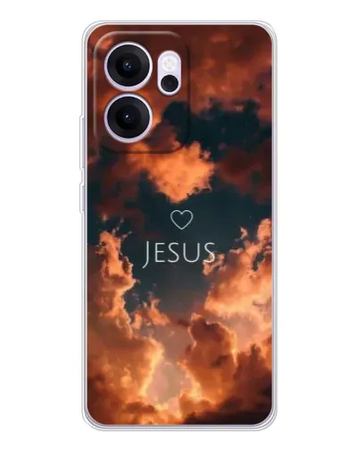 Чехол для OPPO Reno14 FS с картинкой «Сияние Имени Jesus» Чехол для OPPO Reno14 FS с картинкой «Сияние Имени Jesus»