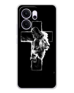 Чехол для OPPO Reno14 FS с картинкой «Сияющий крест Jesus» Чехол для OPPO Reno14 FS с картинкой «Сияющий крест Jesus»