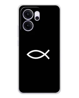 Чехол для OPPO Reno14 FS с картинкой «Символ рыбы Jesus» Чехол для OPPO Reno14 FS с картинкой «Символ рыбы Jesus»