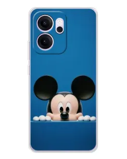 Чехол для OPPO Reno14 FS с картинкой «Микки выглядывает»
