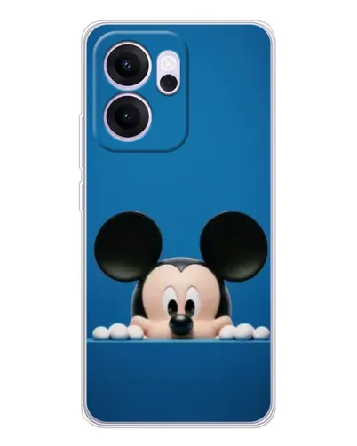 Чехол для OPPO Reno14 FS с картинкой «Микки выглядывает» Чехол для OPPO Reno14 FS с картинкой «Микки выглядывает»