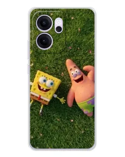 Чехол для OPPO Reno14 FS с картинкой «Друзья на лужайке» Чехол для OPPO Reno14 FS с картинкой «Друзья на лужайке»
