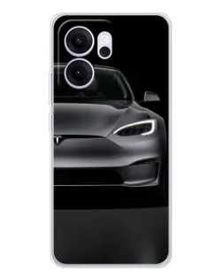 Чехол для OPPO Reno14 FS с картинкой «Tesla Model S Look» Чехол для OPPO Reno14 FS с картинкой «Tesla Model S Look»