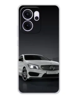 Чехол для OPPO Reno14 FS с картинкой «Mercedes AMG GT Silver»