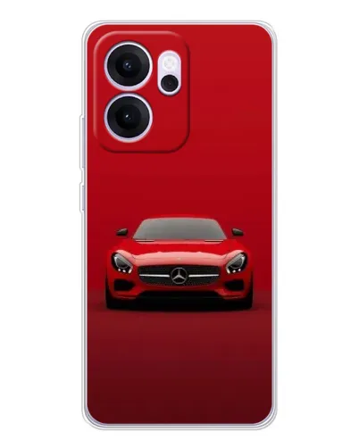Чехол для OPPO Reno14 FS с картинкой «Красный Mercedes AMG»