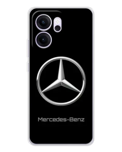 Чехол для OPPO Reno14 FS с картинкой «Mercedes Silver Logo»