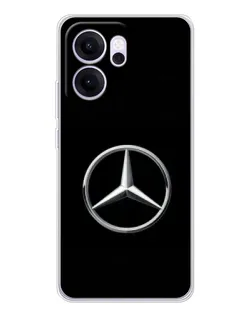 Чехол для OPPO Reno14 FS с картинкой «Mercedes классический лого»