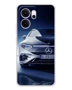 Чехол для OPPO Reno14 FS с картинкой «Mercedes EQ — будущее»