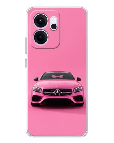 Чехол для OPPO Reno14 FS с картинкой «Розовый Mercedes AMG» Чехол для OPPO Reno14 FS с картинкой «Розовый Mercedes AMG»