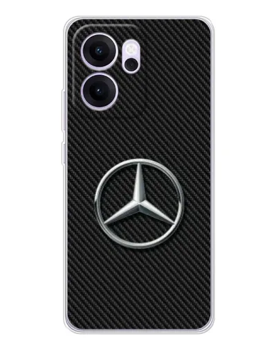 Чехол для OPPO Reno14 FS с картинкой «Карбоновый Mercedes стиль» Чехол для OPPO Reno14 FS с картинкой «Карбоновый Mercedes стиль»