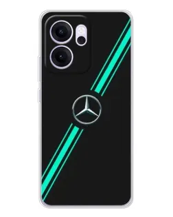 Чехол для OPPO Reno14 FS с картинкой «Спортивные линии Mercedes» Чехол для OPPO Reno14 FS с картинкой «Спортивные линии Mercedes»