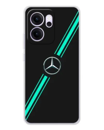 Чехол для OPPO Reno14 FS с картинкой «Спортивные линии Mercedes» Чехол для OPPO Reno14 FS с картинкой «Спортивные линии Mercedes»