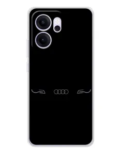 Чехол для OPPO Reno14 FS с картинкой «Audi — световой подпись» Чехол для OPPO Reno14 FS с картинкой «Audi — световой подпись»