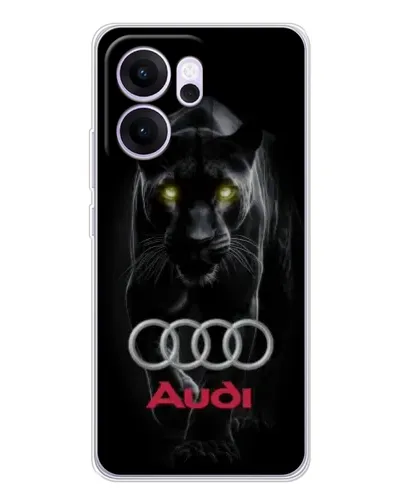 Чехол для OPPO Reno14 FS с картинкой «Пантера и Audi» Чехол для OPPO Reno14 FS с картинкой «Пантера и Audi»