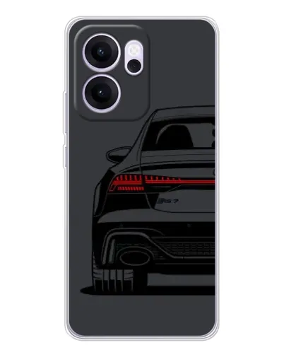 Чехол для OPPO Reno14 FS с картинкой «Задняя часть Audi — арт» Чехол для OPPO Reno14 FS с картинкой «Задняя часть Audi — арт»