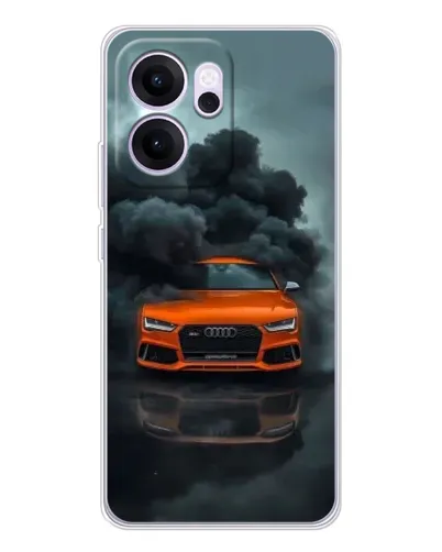 Чехол для OPPO Reno14 FS с картинкой «Audi в облаках дыма» Чехол для OPPO Reno14 FS с картинкой «Audi в облаках дыма»