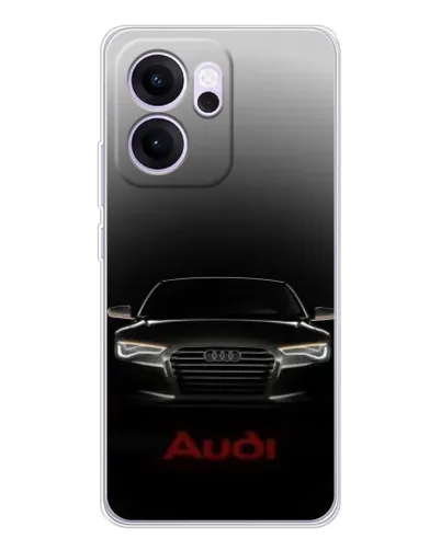 Чехол для OPPO Reno14 FS с картинкой «Audi — градиентный контур» Чехол для OPPO Reno14 FS с картинкой «Audi — градиентный контур»