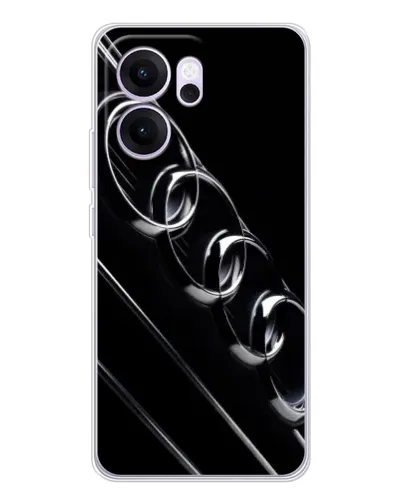 Чехол для OPPO Reno14 FS с картинкой «Audi — абстрактные кольца» Чехол для OPPO Reno14 FS с картинкой «Audi — абстрактные кольца»