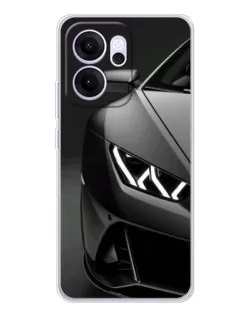 Чехол для OPPO Reno14 FS с картинкой «Lamborghini фары детализация»