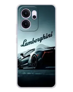 Чехол для OPPO Reno14 FS с картинкой «Классическая надпись Lamborghini»