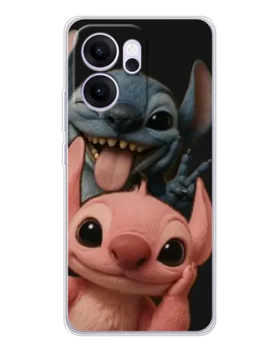 Чехол для OPPO Reno14 FS с картинкой «Стич и Ангел» Чехол для OPPO Reno14 FS с картинкой «Стич и Ангел»