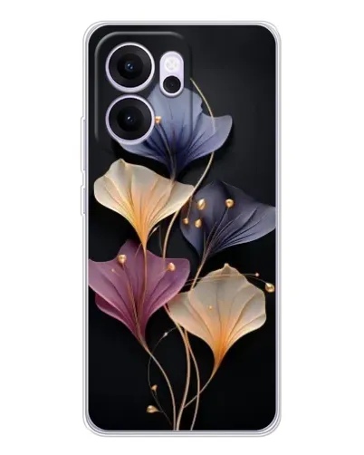 Чехол для OPPO Reno14 FS с картинкой «Лиловые цветы грации» Чехол для OPPO Reno14 FS с картинкой «Лиловые цветы грации»