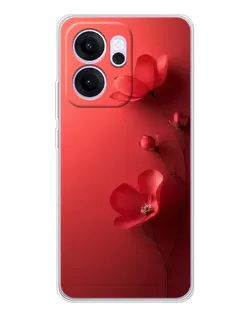 Чехол для OPPO Reno14 FS с картинкой «Маковые соцветия» Чехол для OPPO Reno14 FS с картинкой «Маковые соцветия»