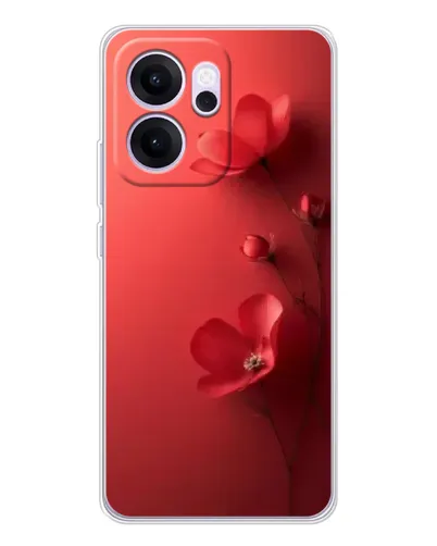 Чехол для OPPO Reno14 FS с картинкой «Маковые соцветия» Чехол для OPPO Reno14 FS с картинкой «Маковые соцветия»