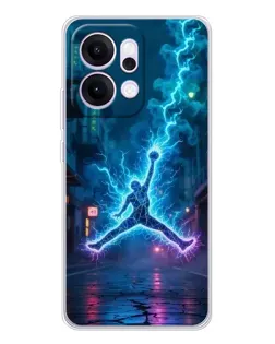 Чехол для OPPO Reno14 Pro с картинкой «Jordan Gold Jumpman» Чехол для OPPO Reno14 Pro с картинкой «Jordan Gold Jumpman»
