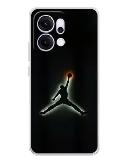 Чехол для OPPO Reno14 Pro с картинкой «Jordan Gradient Logo» Чехол для OPPO Reno14 Pro с картинкой «Jordan Gradient Logo»