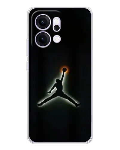Чехол для OPPO Reno14 Pro с картинкой «Jordan Gradient Logo»