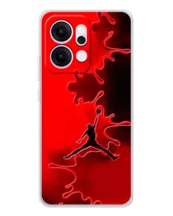 Чехол для OPPO Reno14 Pro с картинкой «Jordan Red Smoke»