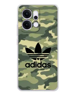 Чехол для OPPO Reno14 Pro с картинкой «Милитари стиль Adidas» Чехол для OPPO Reno14 Pro с картинкой «Милитари стиль Adidas»