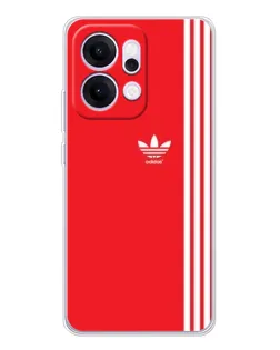 Чехол для OPPO Reno14 Pro с картинкой «Красный минимализм Adidas» Чехол для OPPO Reno14 Pro с картинкой «Красный минимализм Adidas»