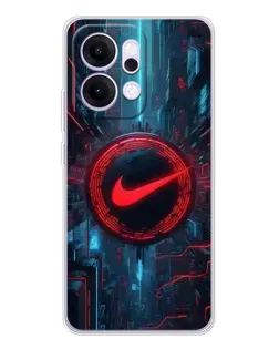 Чехол для OPPO Reno14 Pro с картинкой «Техногенный стиль Nike» Чехол для OPPO Reno14 Pro с картинкой «Техногенный стиль Nike»