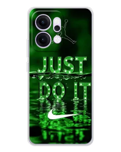 Чехол для OPPO Reno14 Pro с картинкой «Зеленый неоновый Nike» Чехол для OPPO Reno14 Pro с картинкой «Зеленый неоновый Nike»