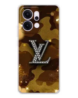 Чехол для OPPO Reno14 Pro с картинкой «Камуфляжный Louis Vuitton»