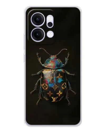 Чехол для OPPO Reno14 Pro с картинкой «LV — мраморный принт» Чехол для OPPO Reno14 Pro с картинкой «LV — мраморный принт»