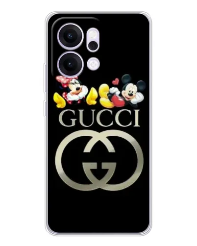 Чехол для OPPO Reno14 Pro с картинкой «Gucci — герои Disney»