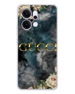 Чехол для OPPO Reno14 Pro с картинкой «Абстрактные цветы Gucci» Чехол для OPPO Reno14 Pro с картинкой «Абстрактные цветы Gucci»