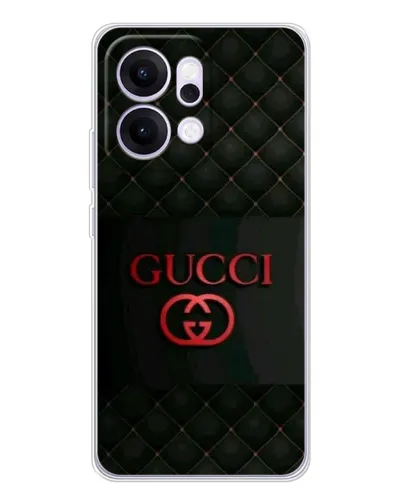 Чехол для OPPO Reno14 Pro с картинкой «Gucci — стеганый черный»