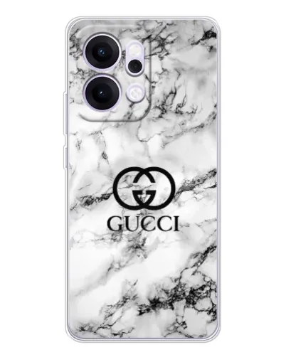 Чехол для OPPO Reno14 Pro с картинкой «Gucci — мраморный шик»