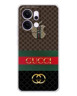 Чехол для OPPO Reno14 Pro с картинкой «Gucci — брендированный десерт» Чехол для OPPO Reno14 Pro с картинкой «Gucci — брендированный десерт»