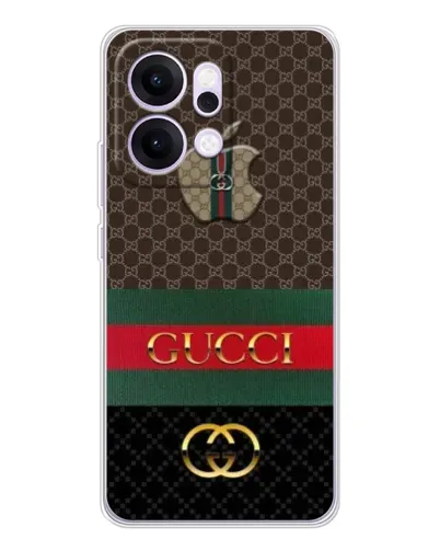 Чехол для OPPO Reno14 Pro с картинкой «Gucci — брендированный десерт»