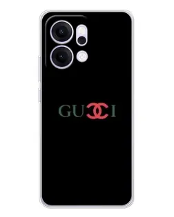 Чехол для OPPO Reno14 Pro с картинкой «Gucci — красный градиент» Чехол для OPPO Reno14 Pro с картинкой «Gucci — красный градиент»